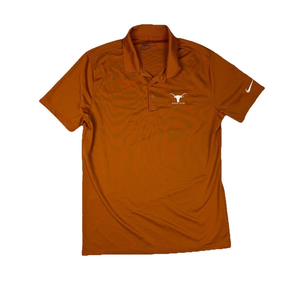 NIKE Golf Dri-Fit Men's Burnt Orange Polo, Tennessee Longhorns Golf Club